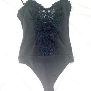 Express lace front bodysuit